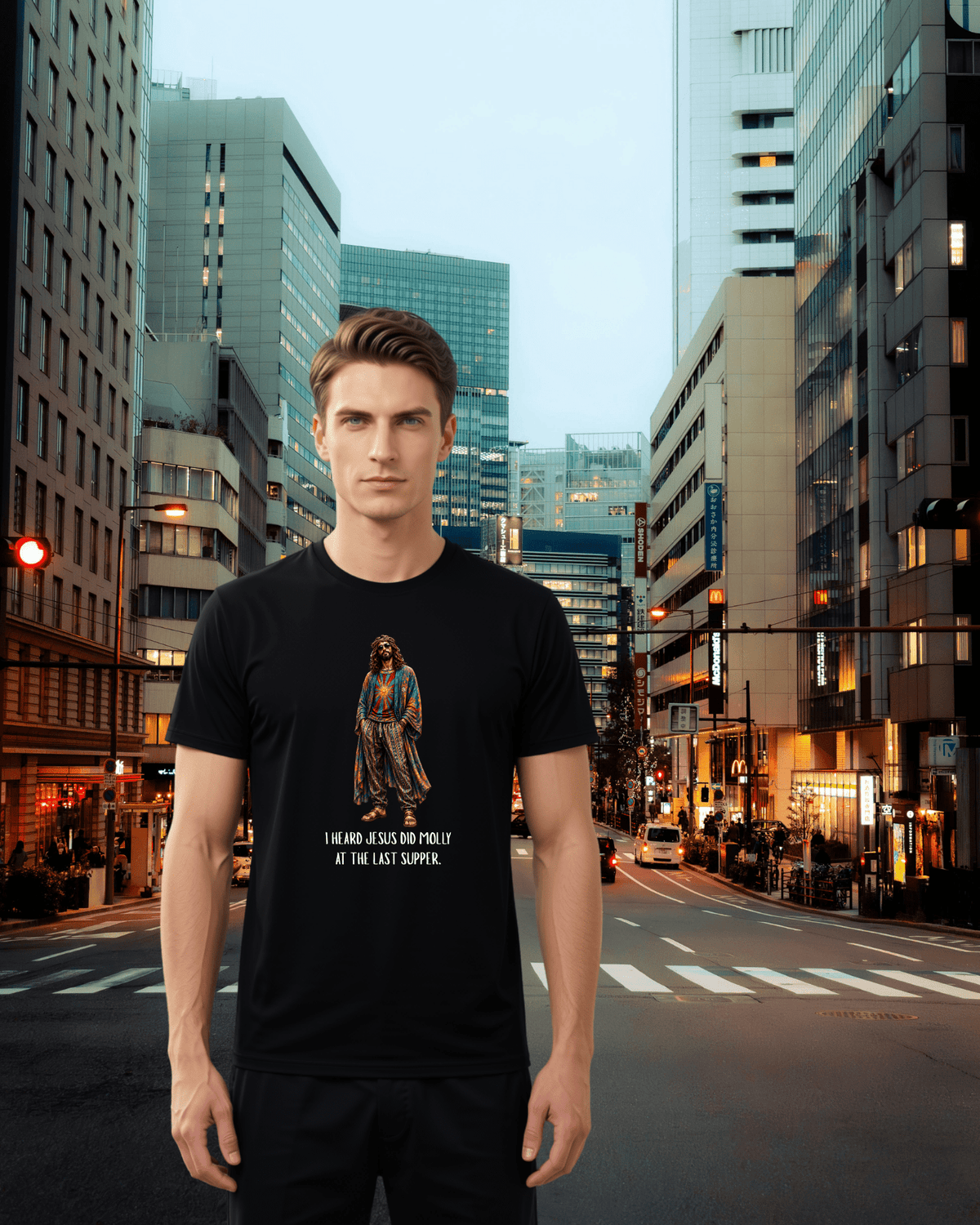 The Last Supper - Men's TShirt - Afterglow